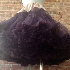 Vintage two tier tulle petticoat